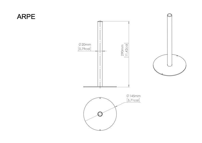 Wießer Küchenrollenhalter ARPE