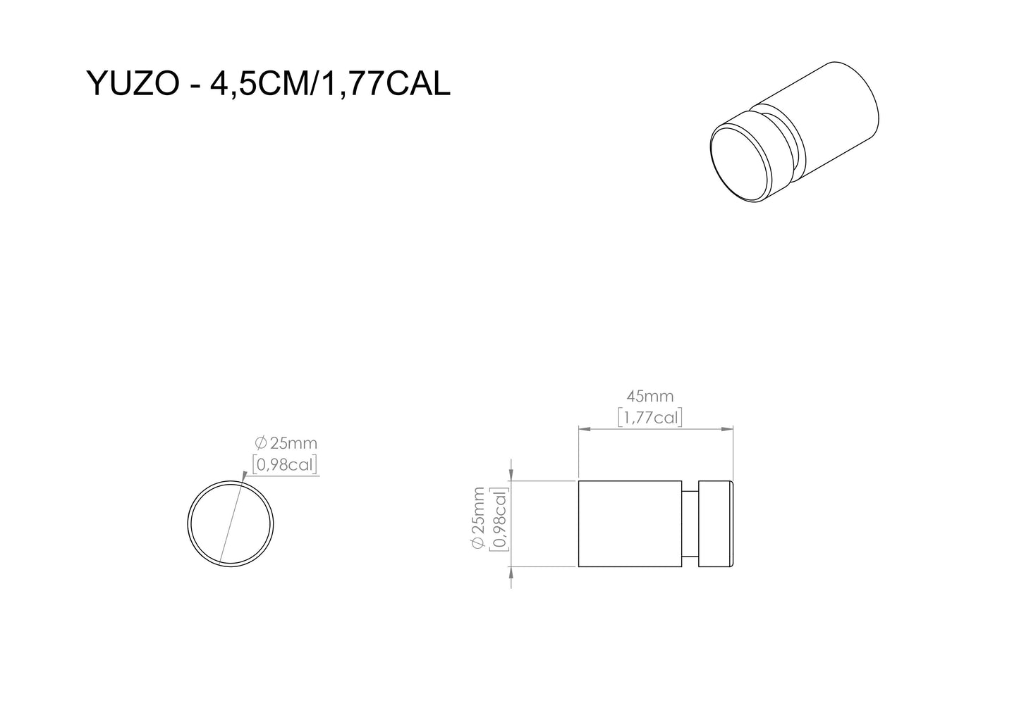 Beiger Handtuchhaken YUZO