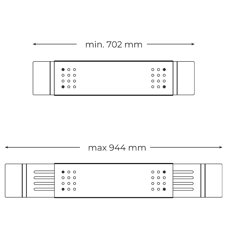 Weiße AMMOS Badewannenablage