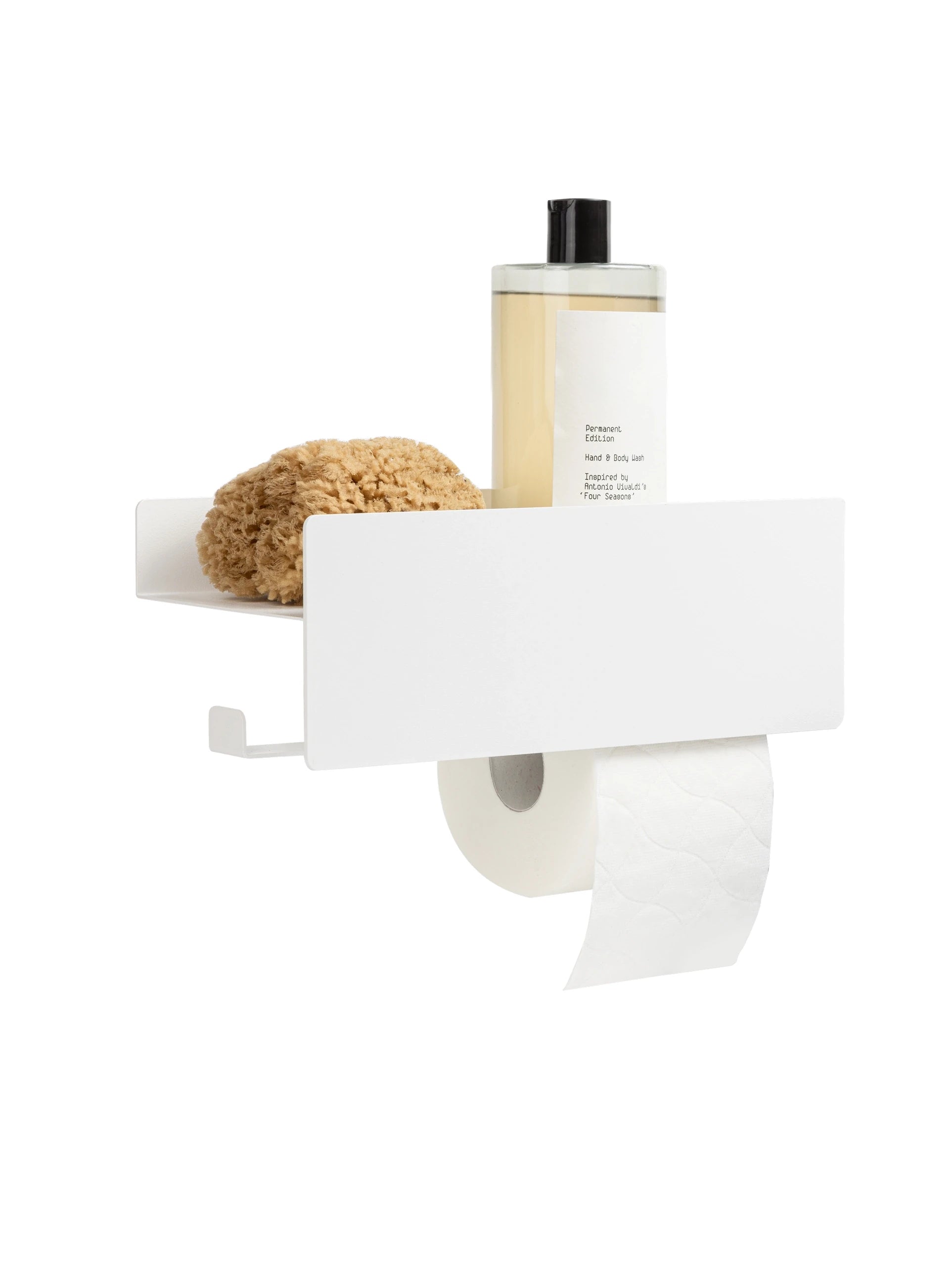 Weiße Toilettenpapier-Rollenhalterung, Federbelastet – Ersatzrolle Für Badezimmer, Einfache Installation