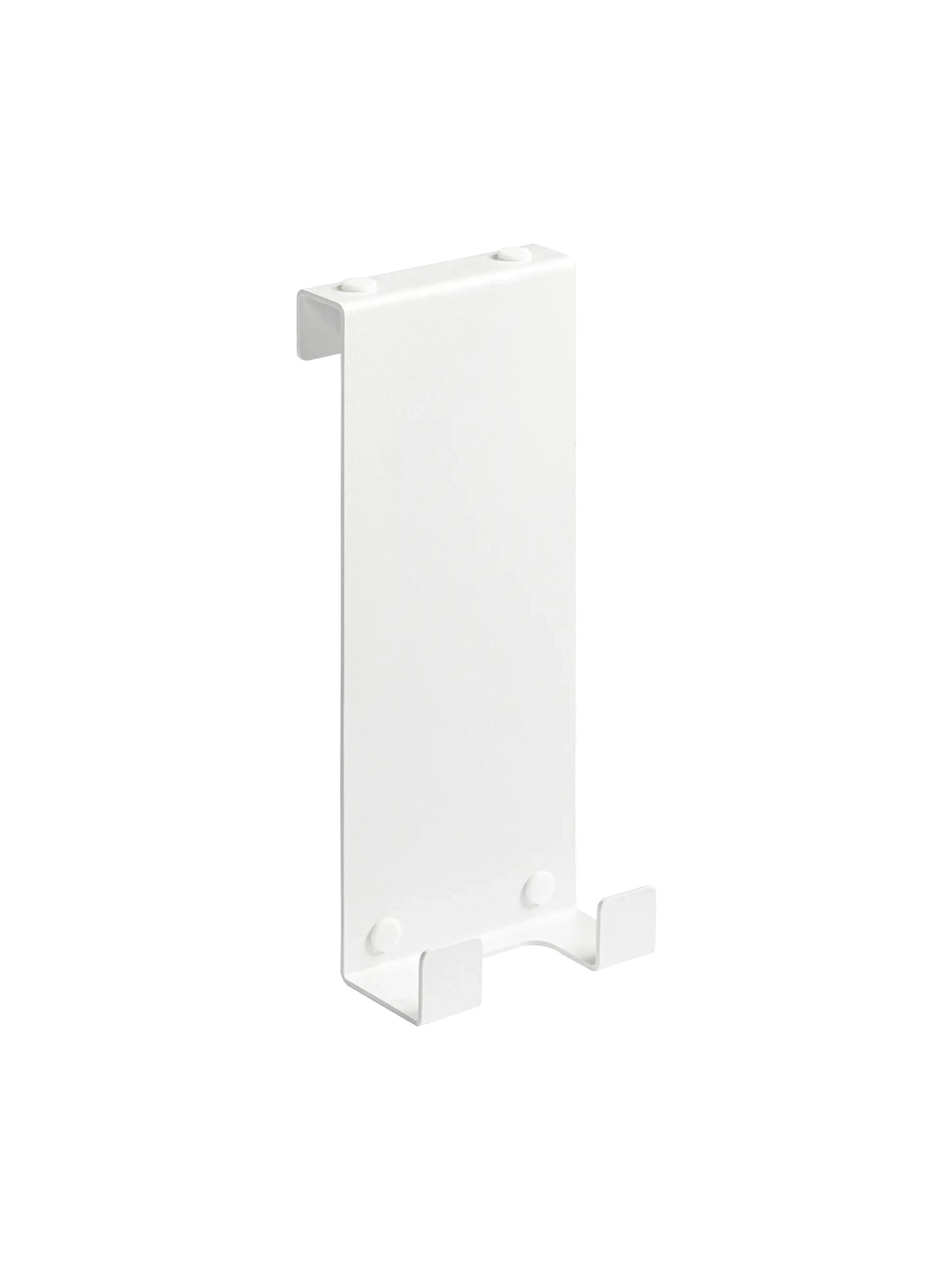 GIUMI weißer Halter mit Duschabzieher