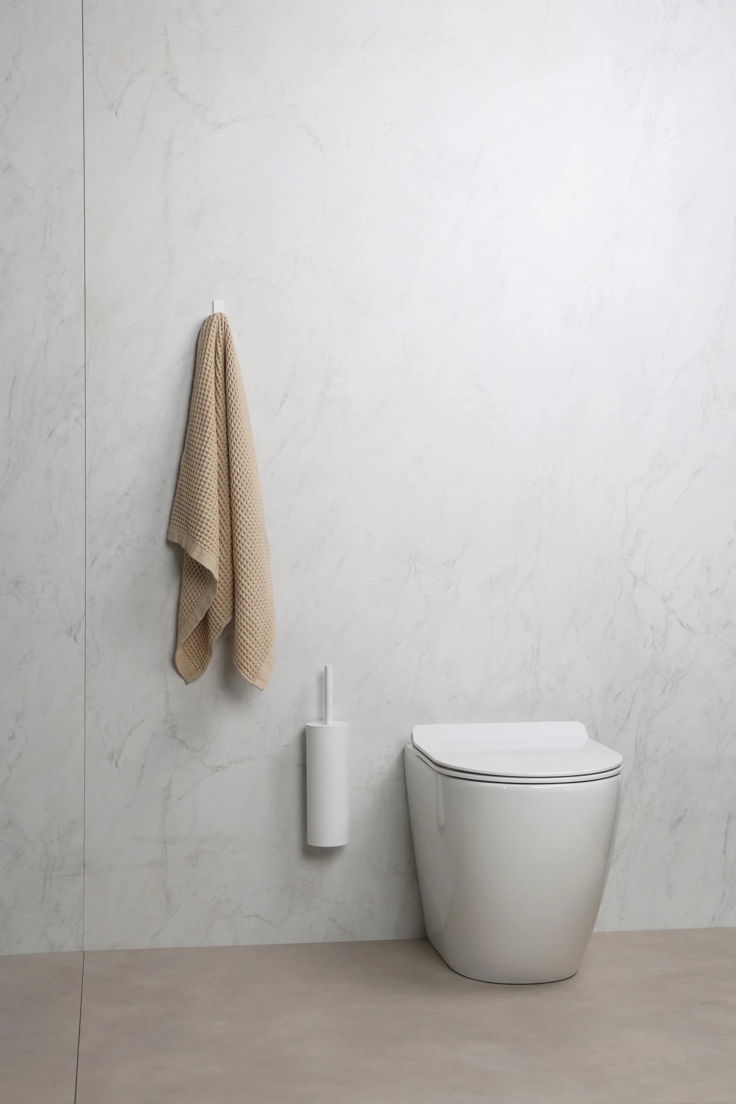 Weiße Toilettenbürste EQULA