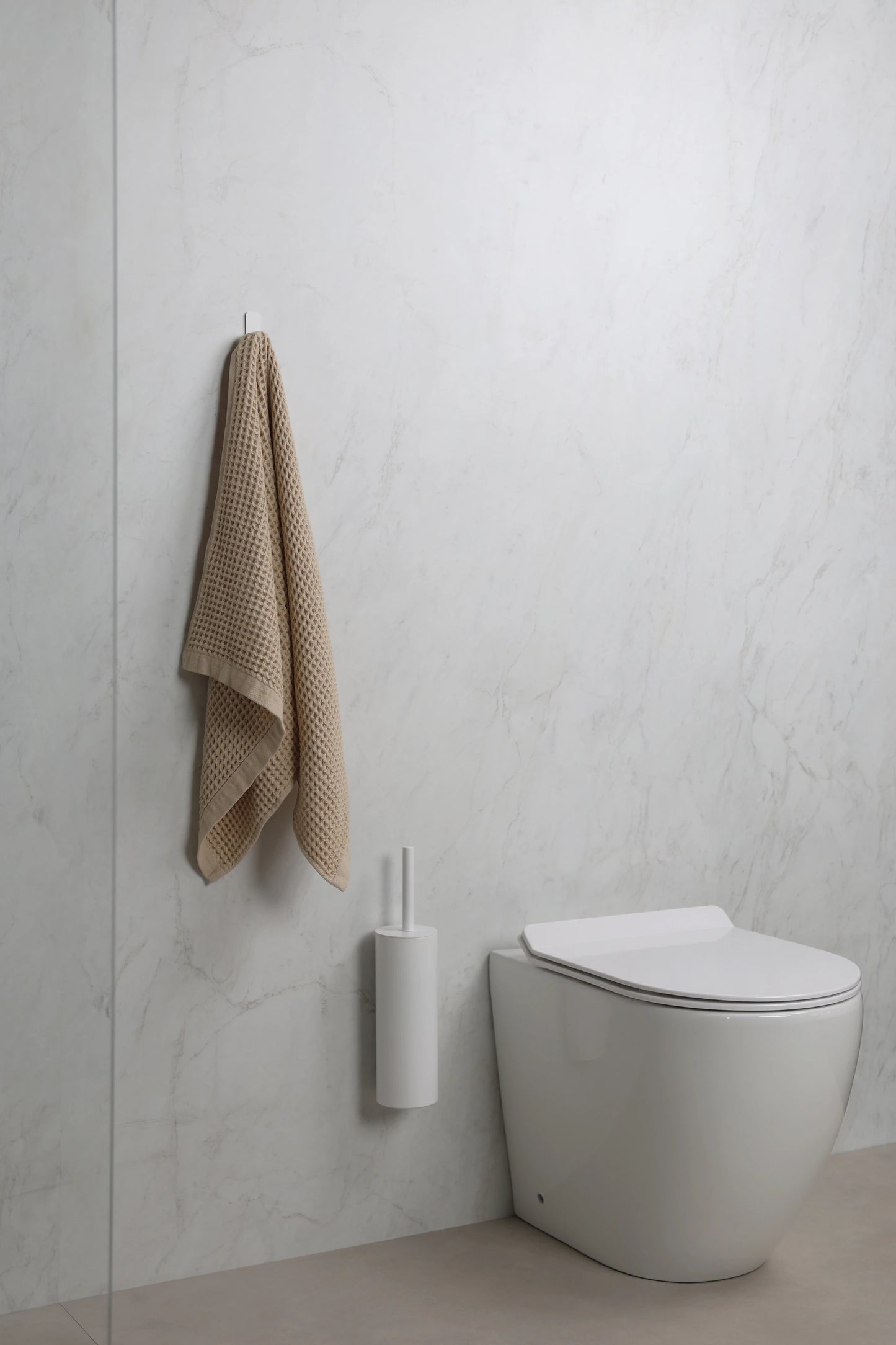 Weiße Toilettenbürste EQULA