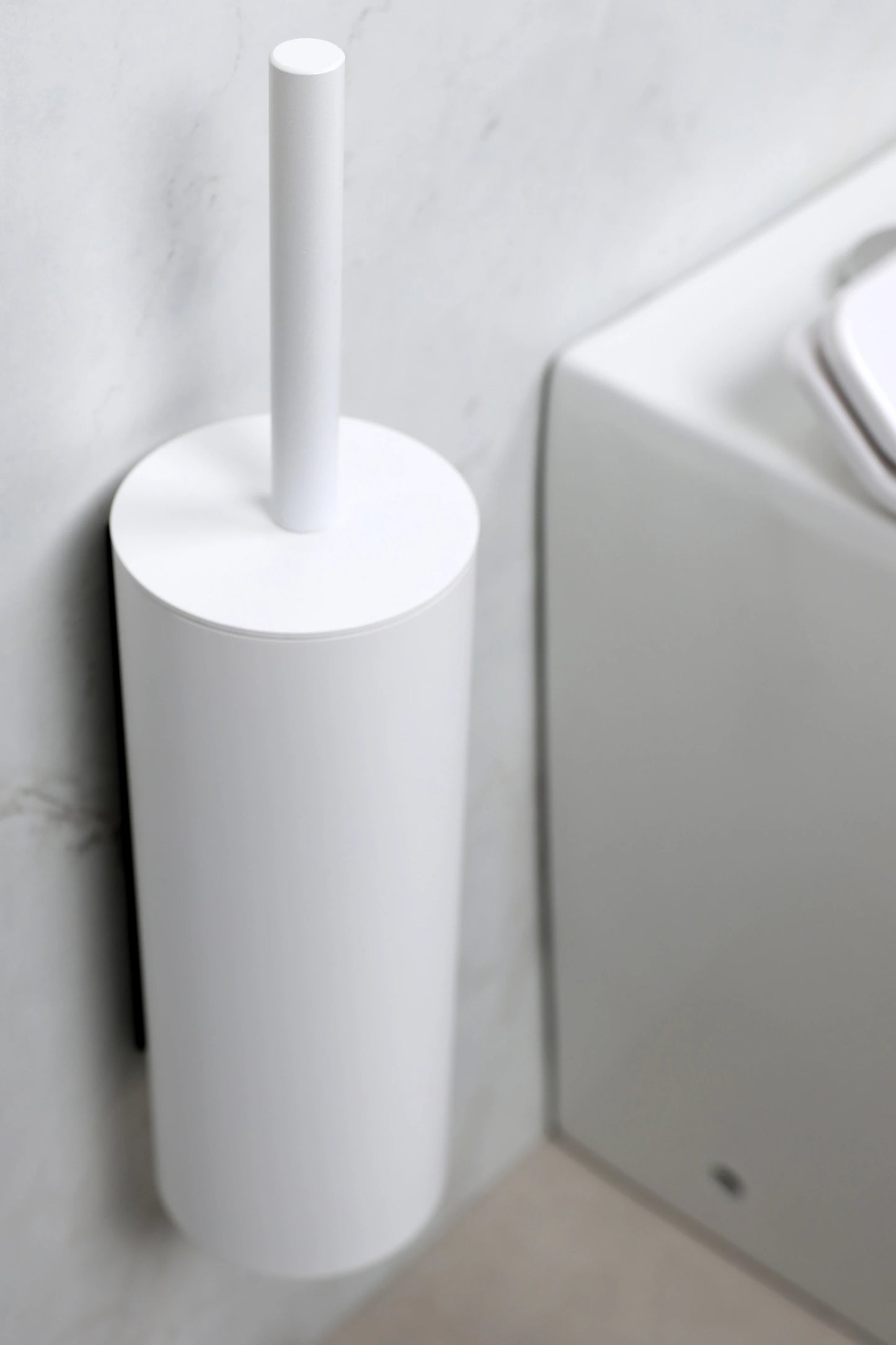 Weiße Toilettenbürste EQULA