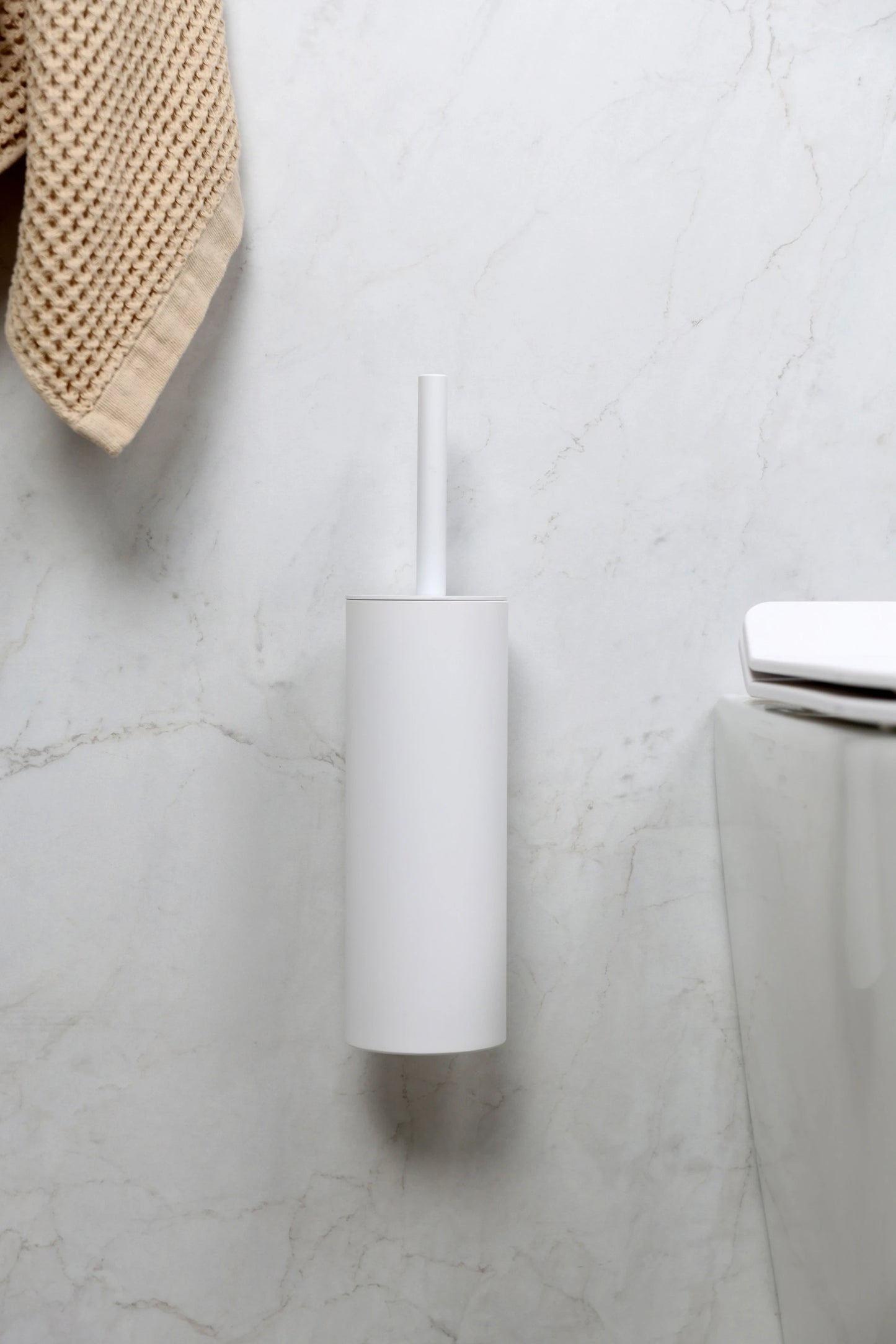 Weiße Toilettenbürste EQULA