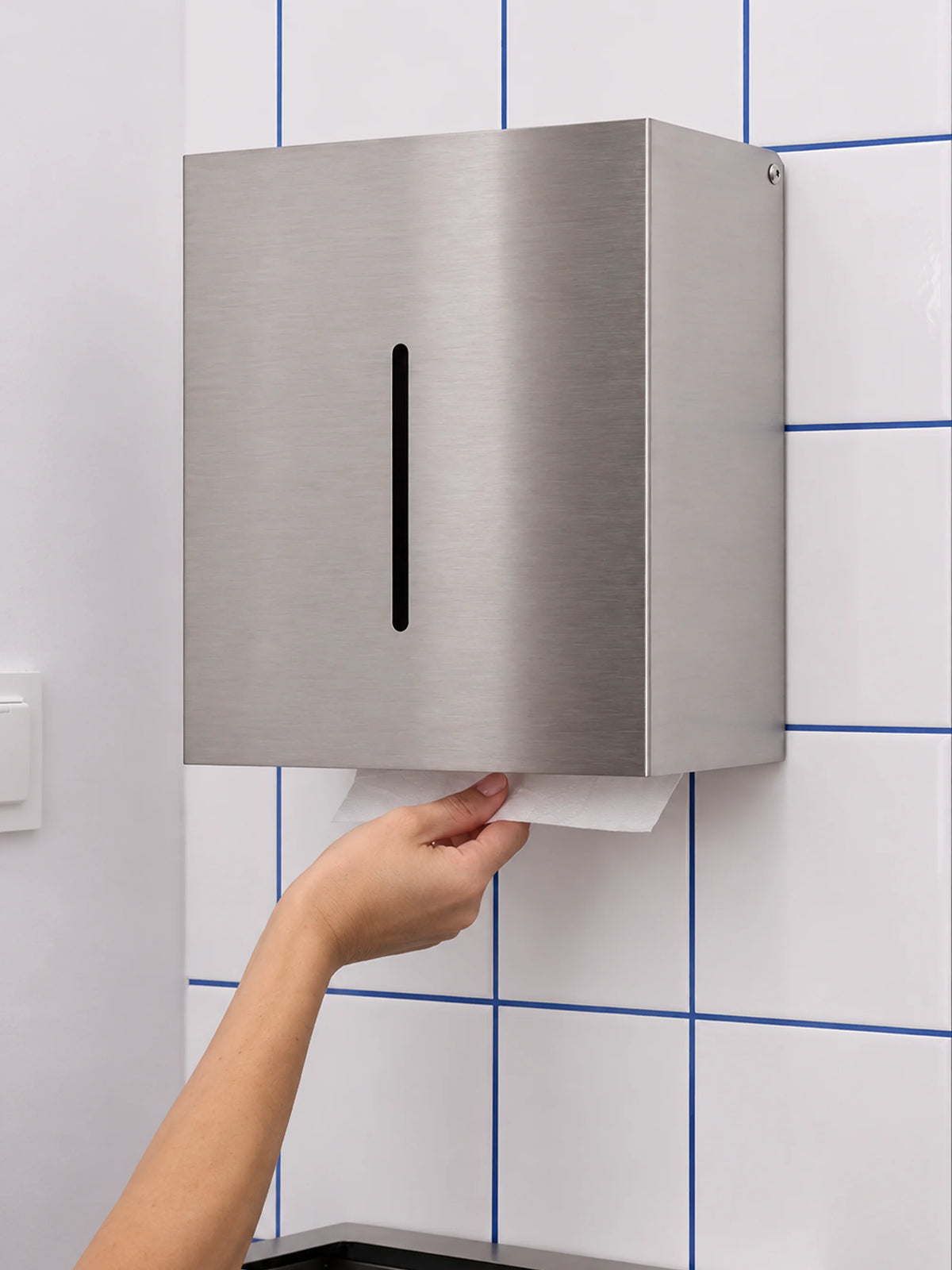 Silber DERBO Papierhandtuchspender