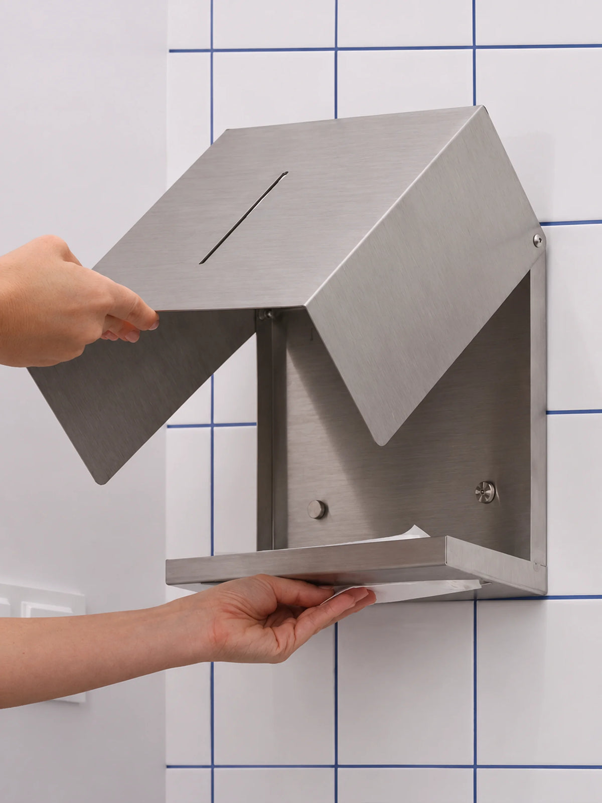Silber DERBO Papierhandtuchspender