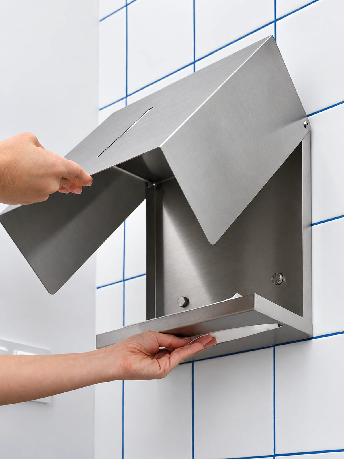 Silber DERBO Papierhandtuchspender