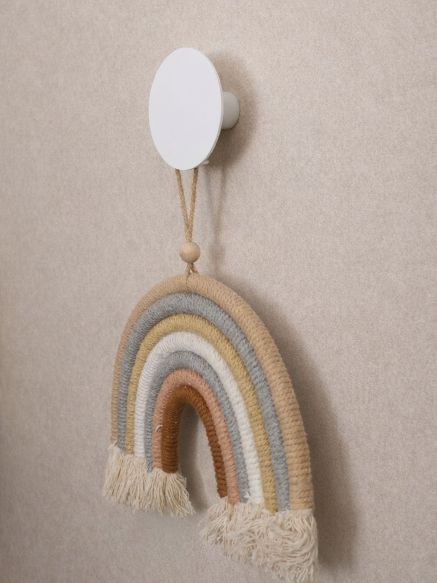 Weißer Verschraubter Handtuchhalter OYMO