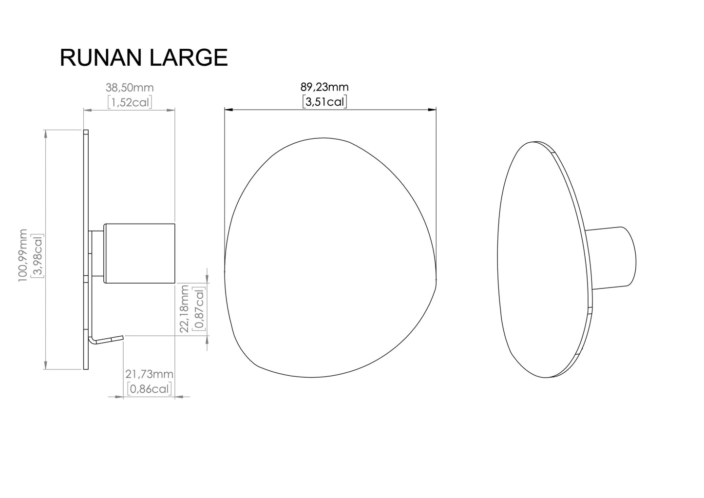 Schwarzer Verschraubter Handtuchhalter RUNAN