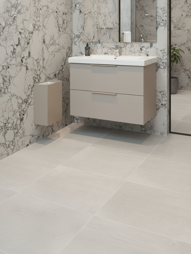 Beiger Hängeabfallbehälter DERBIN