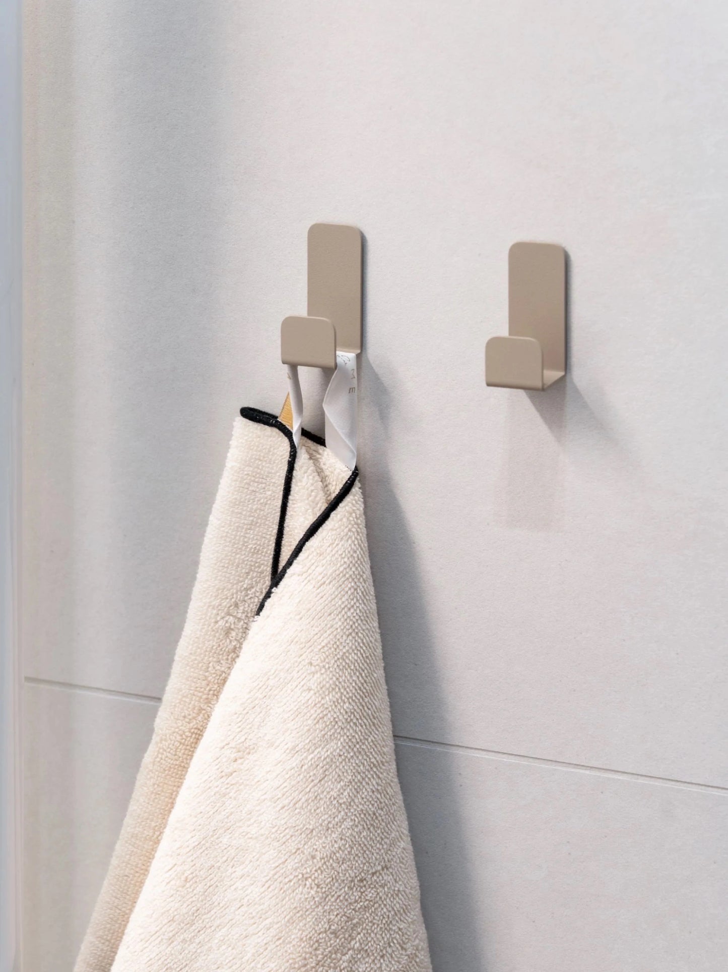 Beiger NUV Badezimmer-Handtuchhaken (4er-Set).