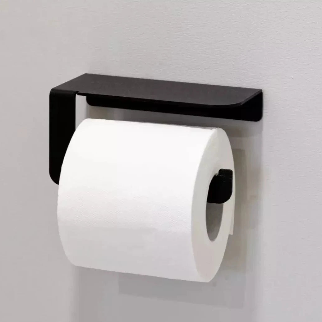 Schwarzer DIARA Toilettenpapierhalter