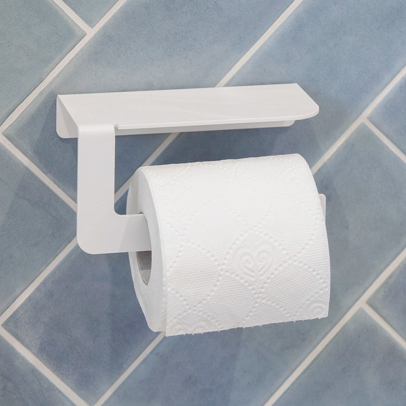 Weißer DIARA Toilettenpapierhalter