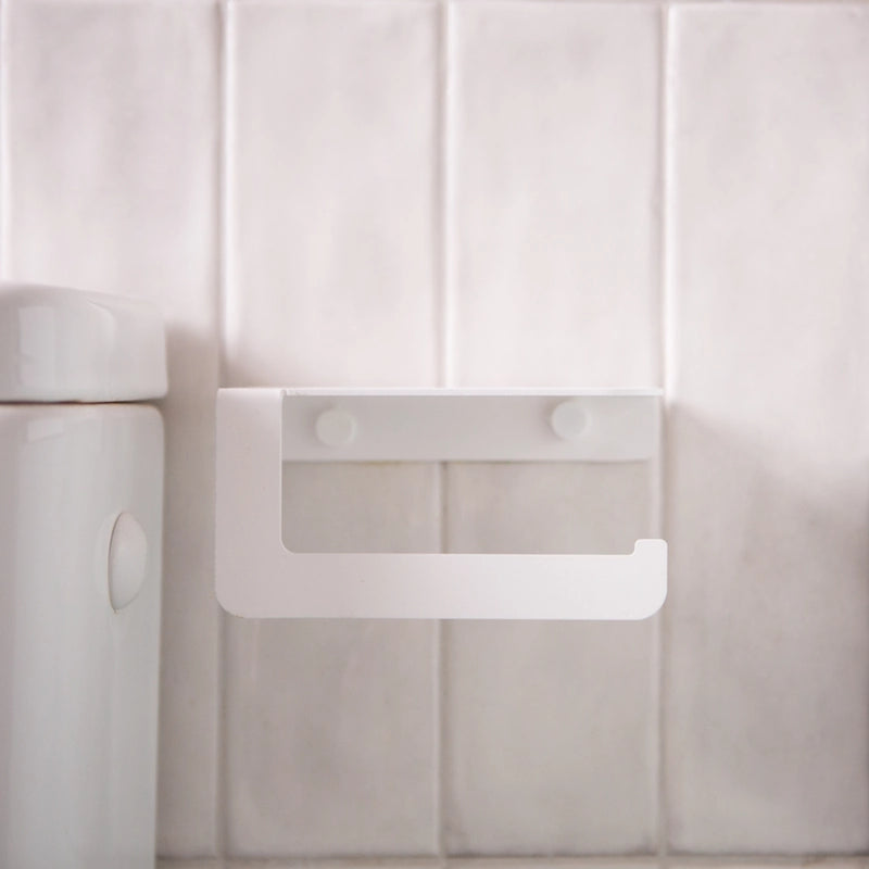 Weißer DIARA Toilettenpapierhalter