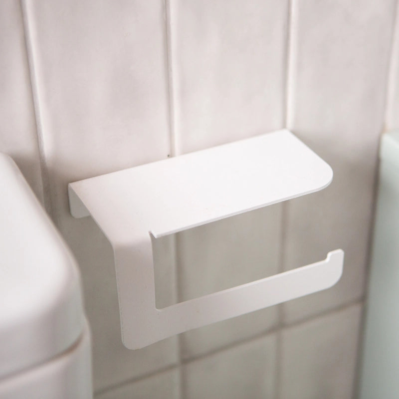 Weißer DIARA Toilettenpapierhalter