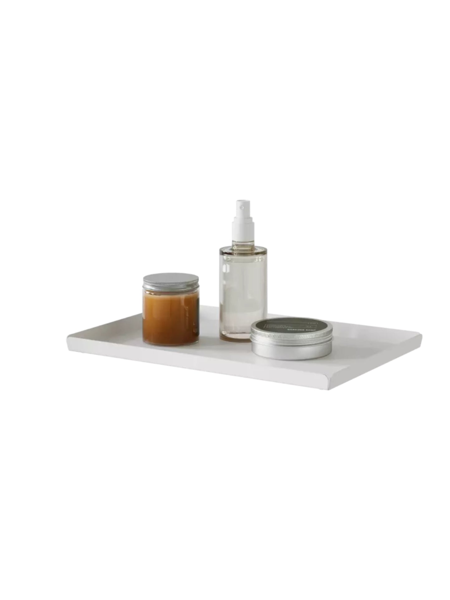 Weißes LARS MEDIUM Badezimmer-Tablett