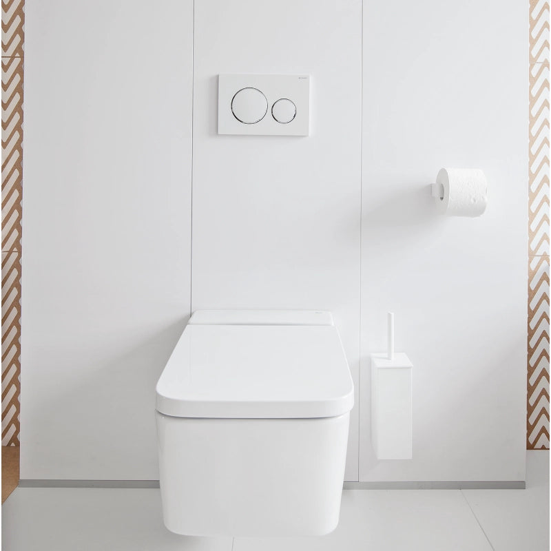 Weiße MUGO Toilettenbürste