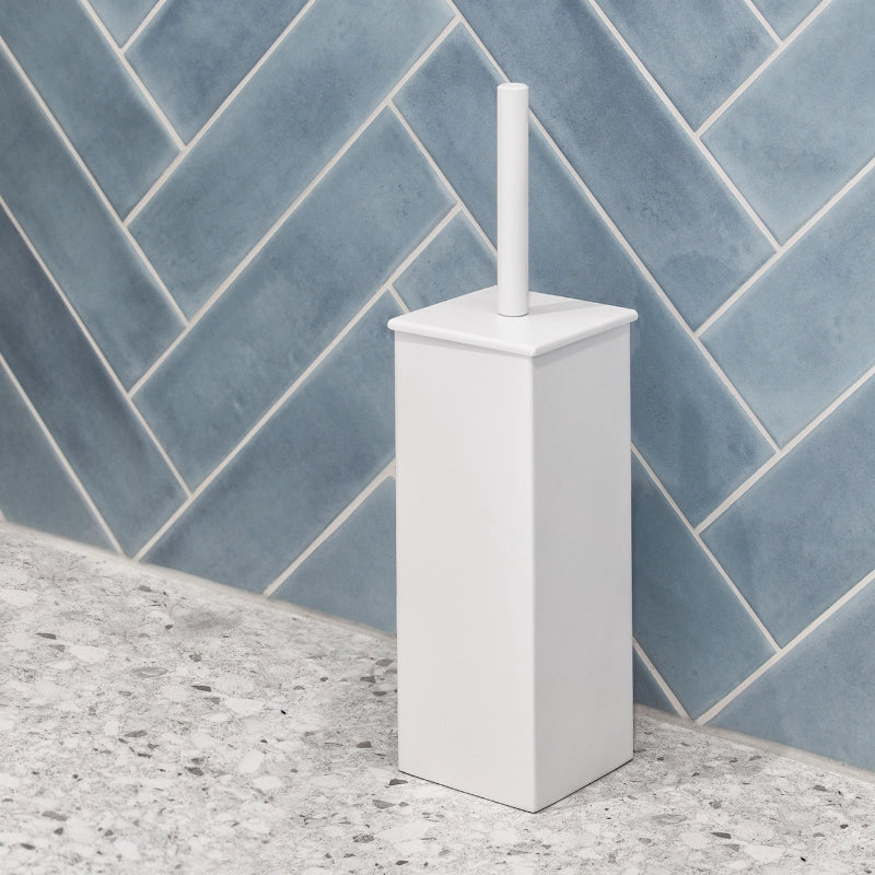 Weiße MUGO Toilettenbürste